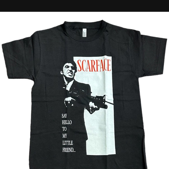 Maglietta Scarface American Classics – Uomo, Grafica Film, Maniche Corte (pre-vendita, Senza Etichette) - Foto 2